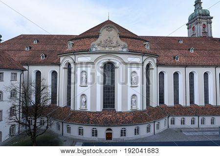 Abbey Of St. Gallen On Switzerland