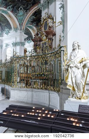 Abbey Of St. Gallen On Switzerland