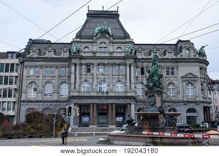 House At The Old Town Of St. Gallen On Switzerland