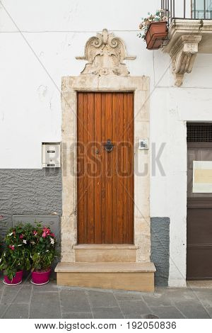 Historical palace of Martina Franca. Puglia. Italy.