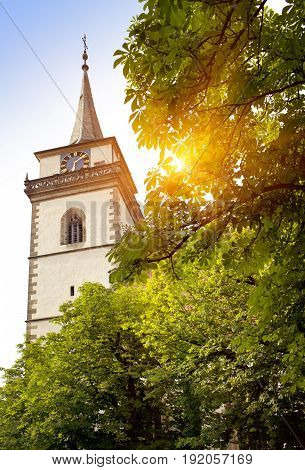 Martinskirche ( 1613) in Metzinger Germany .