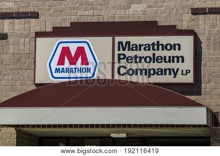 Indianapolis - Circa June 2017: Marathon Petroleum Regional Offices. Marathon Petroleum Refines and Markets Oil Products IV