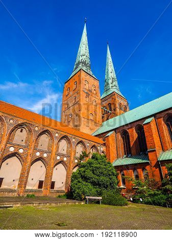 Luebecker Dom In Luebeck Hdr