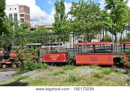 CAMDEN, NJ - MAY 6: Camden Childrens Garden in Camden, New Jersey, as seen on May 6, 2017. This venue was created in 1999 and is designed for children and families.