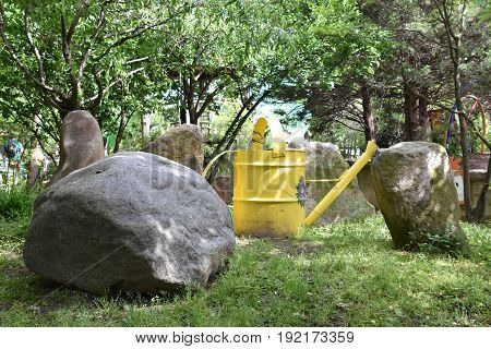 CAMDEN, NJ - MAY 6: Camden Childrens Garden in Camden, New Jersey, as seen on May 6, 2017. This venue was created in 1999 and is designed for children and families.