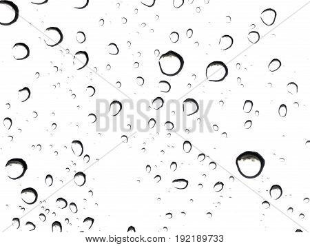 Aqua drop on white abstract background wallpaper.