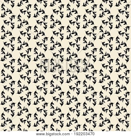 Modern stylish floral flower pattern for textile wallpaper pattern fills covers surface print gift wrap scrapbook decoupage Seamless abstract dark classic pattern