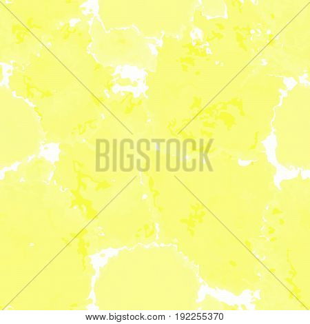 Yellow texture. Vector murble background. Watercolor hand drawn marbling illustration, aqua print. Bright colorfull stains. Cover design, trendy graphic, artistic effect. Abstract painting template.