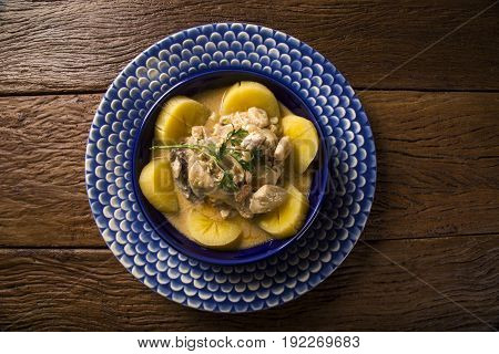Tambaqui With Chestnut Sauce - Traditional Amazonian Dish