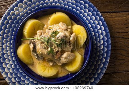 Tambaqui With Chestnut Sauce - Traditional Amazonian Dish