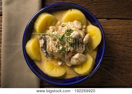 Tambaqui With Chestnut Sauce - Traditional Amazonian Dish