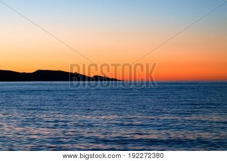 Sunset In St. Florent.