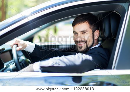 Man car buying car expensive luxury retail sale