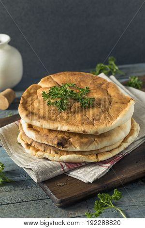 Homemade Organic White Pita Bread