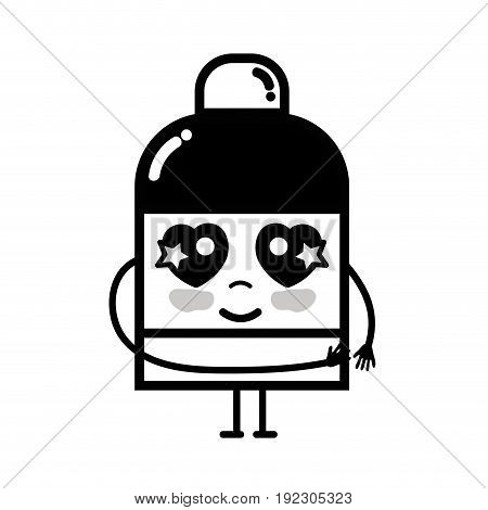 contour kawaii cute tender ointment pharmaceutical medicine vector illustration