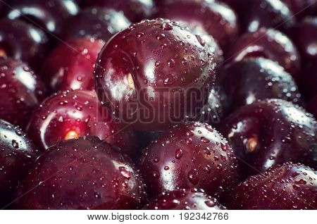 Background Cherry Close-up