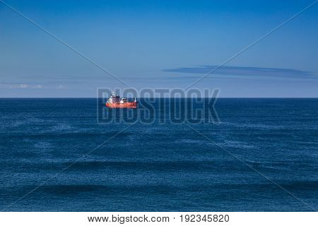 Sao Rogue, Azores, Portugal - May 16, 2017: Coast Sao Rogue On Sao Miguel Island
