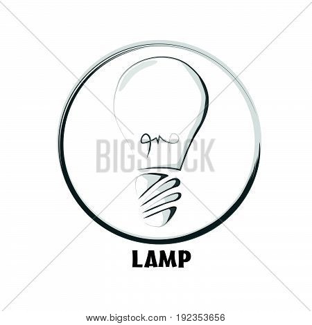 Icon Basic Button Lamp Two Tone Symbol
