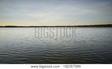 Landscape with a lake. Ukraine. Shatskie lakes.