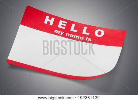Tag name hello my color image red