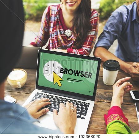 Browse links mouse pointer cursor icon
