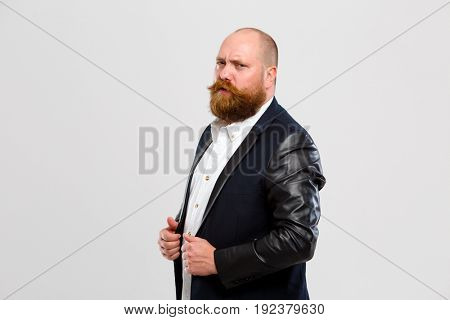 Pround man with ginger beard