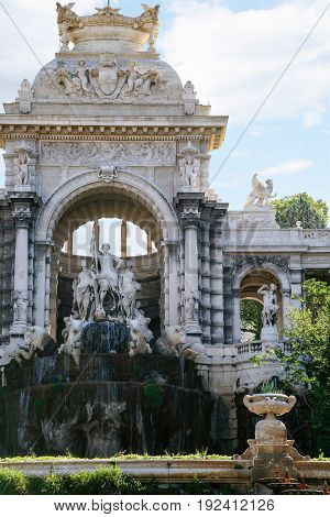 Cascade Fountain In Palais Longchamp