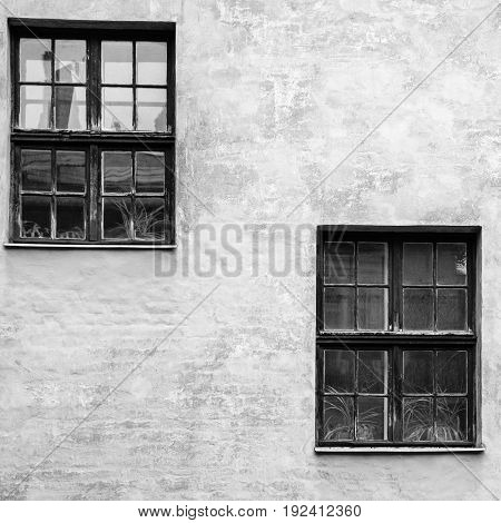 Facade Of Old House In Riga City