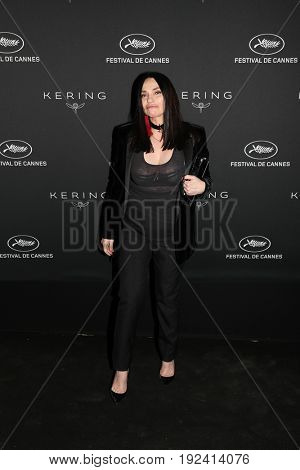 Beatrice  Dalle at the Women in Motion Awards Dinner  for at the 70th Festival de Cannes.May 21, 2017 Cannes, France