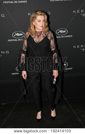 Catherine Deneuve at the Women in Motion Awards Dinner  for at the 70th Festival de Cannes.May 21, 2017 Cannes, France