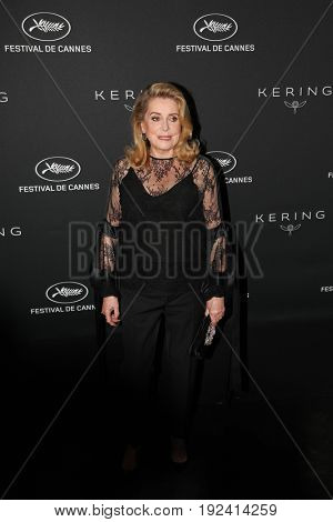 Catherine Deneuve at the Women in Motion Awards Dinner  for at the 70th Festival de Cannes.May 21, 2017 Cannes, France