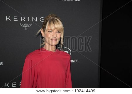 Marina Fois, Eric Lartigau at the Women in Motion Awards Dinner  for at the 70th Festival de Cannes.May 21, 2017 Cannes, France