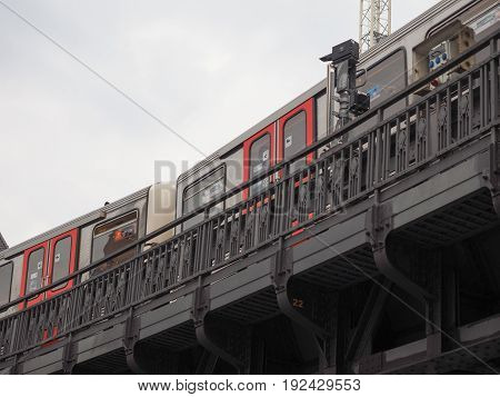 S Bahn (s Train) In Hamburg