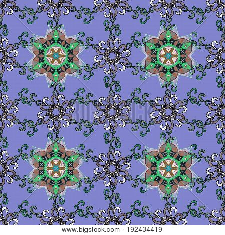 Summer Design. Seamless Floral Pattern Can Be Used For Sketch Website Background Wrapping Paper. Lea