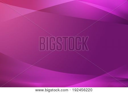 Beautiful curves and lines gradient on purple background