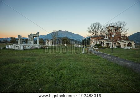 Church At Ancient Mantineia, Arcadia, Peloponnese, Greece