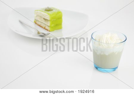 Frappucino ja vihreä kakku