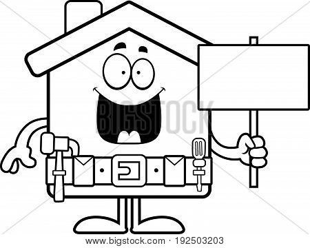 Cartoon Home Improvement Sign
