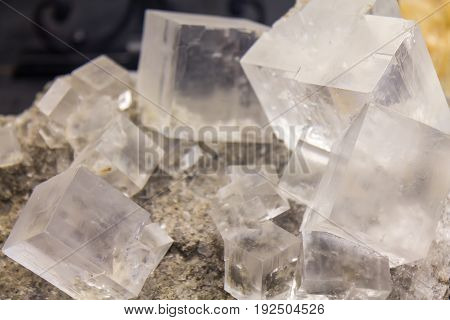 View Of The Halite Mineral - Detail