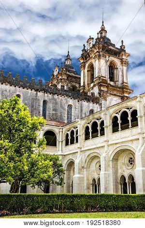 Church Alcobaca monastery is a Mediaeval Roman Catholic Monastery, Alcobaca, Portugal