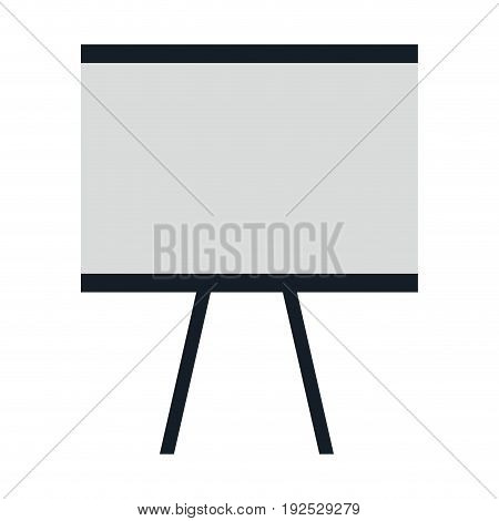 Flipchart board isolated icon vector illustration design