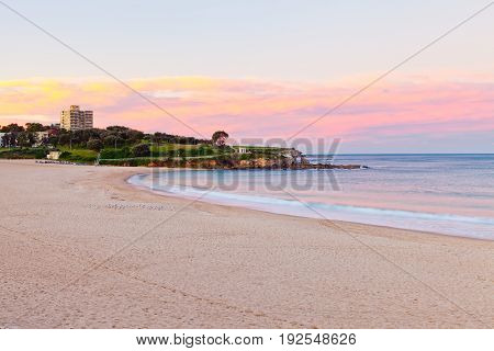 Coogee Beach sunset on Sydney's Eastern Beaches in Australia