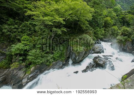 Landscape On The Sichuan Highway In China