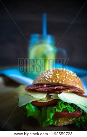 Snack Concept With Burgers