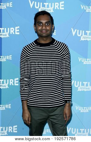 NEW YORK-MAY 20: Comedian Aziz Ansari attends 'Aziz Ansari: In Conversation' during the 2017 Vulture Festival at Milk Studios on May 20, 2017 in New York City.