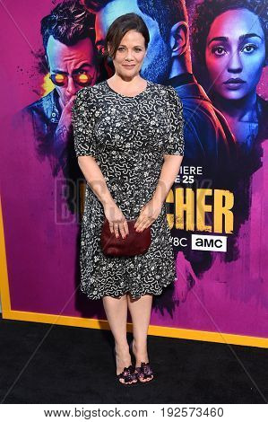 LOS ANGELES - JUN 20:  Meredith Salenger arrives for the AMC Season Two 'Preacher' Premiere Screening on June 20, 2017 in Los Angeles, CA                