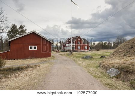 Halsingegard (Bortom aa) historic farm - Sweden Europe.