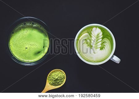 Matcha green tea. Matcha powder. Organic Green Matcha Tea.