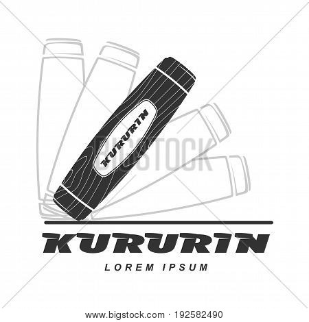 Hand Fidget Kururin Logo Vector Illustration