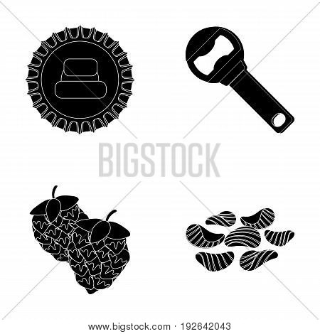 Bar, pub, restaurant, cafe .Pub set collection icons in black style vector symbol stock illustration .